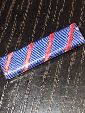 WWII French Belgium Made Free France Service Medal Insignia Ribbon Bar L@@K picture