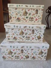 Set of 3 Vintage Marjolein Bastin Stacking/Nesting Boxes picture
