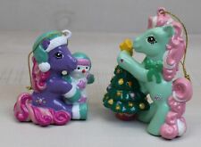 Vintage Lot My Little Pony 2005 Fizzy Pop Rainbow Dash Christmas Ornament Lot picture