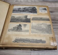 Vintage Scrapbook Full Of Train Ephemera, Clippings, Pictures And More 100's picture