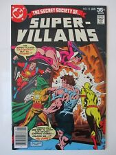 SECRET SOCIETY OF SUPER-VILLAINS 12  VF+  (COMBINED SHIPPING) SEE 12 PHOTOS picture