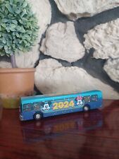 2024 Disney Parks Diecast Bus Transport Year Dated Mickey & Minnie Mouse picture