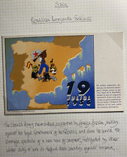 Mint Spain Civil War Anti Fascist Nationalist Postcard Army Commanders Support picture