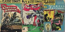 Classics Illustrated - Classic Comics - lot of 3 - #11, 20, 21 -  picture