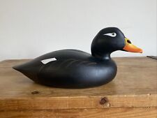 Vintage Barry W. Fuchs Millington Maryland White Winged Scoter Sea Duck Decoy picture