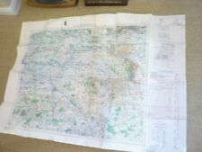 airbourne holland repro map.ex film prop.named glider pilot/ hertogenbosch map picture