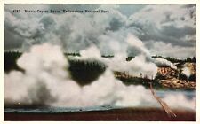 Postcard WY Yellowstone Park Norris Geyser Basin White Border Vintage PC G2158 picture