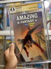 AMAZING FANTASY #15 CGC 9.4, German Edition Variant cover SIGNED BY ALEX ROSS🔥 picture