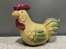 Vintage 4.5” Ceramic Rooster, Crazing Due To Age, Very Cute picture