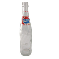 Vintage 1981 PEPSI-COLA 10oz Swirl Glass Money Back Soda Bottle 1980s Red Dots picture