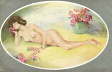 PC ARTIST SIGNED, MILLER, RISK, THE MODERN NU, Vintage Postcard (b50675) picture