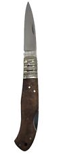 A.G. Russell Lock Back Burl Handle Fancy Bolster Pocket Knife  picture