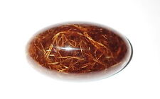 Elephant Dung in 68x40 mm Oval Shape Clear Resin Paperweight OSP68 picture