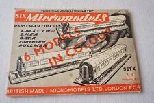 Micromodels Pre Grouping Railway Loco Coaches Model Set Sealed Unused picture