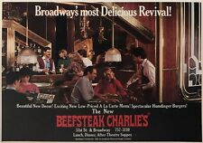 Vtg Beefsteak Charlie’s Restaurant AD New York City PROMO 7” Original picture