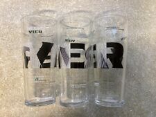 Set of 3 Becks Lager / Beer Glasses - New CE Marked picture