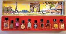 Vintage Miniature French Perfume Boxed Set 