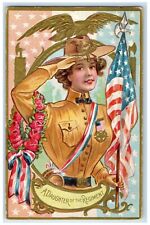 c1910's A Daughter Of The Regiment Patriotic Gar Civil War Antique Postcard picture
