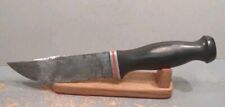 Scarce Vintage West-Cut Boulder CO Hunting Knife , Black Molded Handle No Sheath picture
