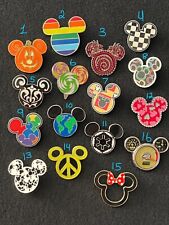 2007 - 2010 Mickey Mouse Icon Pins 16 pins in all to choose from U Pick picture