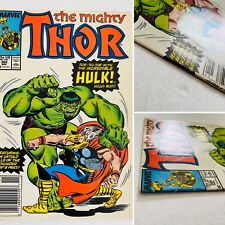 Thor #385 Incredible Hulk Cover Marvel Comics 1987 VFNM NEWSSTAND 1st print picture