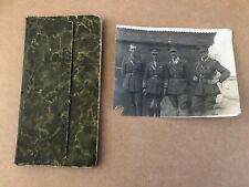 1916  january 7th - jan 30th original diary by a major  with photo picture