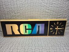 Vintage RCA plastic lighted Rainbow sign clock 36
