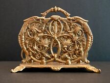 Brass letter holder, french style, beautiful motives, very heavy picture