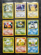 Pokemon Card - Base Set - COMPLETE NON-HOLO SET - 17-102 - NM/M 4th print picture
