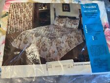 Vintage Flower Granny Curtain 4 Panels Pinch Pleat Drapes Lined Floral48 X72 NEW picture