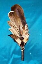 Real Hawk Feather Smudging Wand 12” Unique  picture