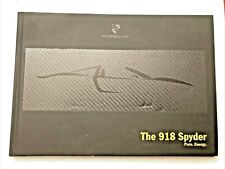 Rare Collectible Factory Original 2013 Porsche 918 Spyder ShowRoom Book picture