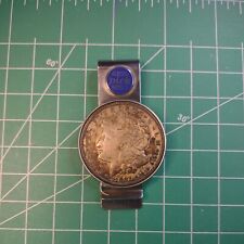 Vintage IHC  Albert pick hotels 1921 Morgan Dollar Plated Society Steel clip picture