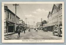 Water Street GEORGETOWN Guyana BRITISH GUIANA Rare Antique Postcard~1930s picture