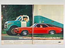 1969 Chevy Camaro SS Sport Coupe 2-Page Print Ad (Life Magazine) picture