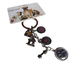 LITTLE GIFTS Dog Lover Keychain  Silver Color Stainless  Steel. picture
