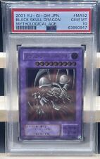 PSA 10  2001 Yu-Gi-Oh Japanese Mythological Age #MA52 Black Skull Dragon picture