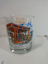VINTAGE GULF OIL CO GLASS TUMBLER THE WORLD WAR 1 YRS GAS 26 CENTS  picture