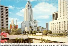 Postcard CA Los Angeles Civic Center Mall picture