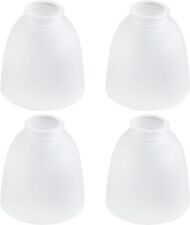 White Frosted Glass Shade Replacements, 4 Pack White Frosted Glass Shade(New) picture