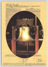 Philadelphia PA~Liberty Bell~Declaration of Independence~Continental Postcard picture