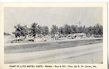 Camp Hi Lite Motel Cafe, Hwy. 66, St. James, Mo. Missouri Route 66 Postcard picture