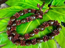da Hawaiian Store Dark Koa Seed and Kukui Lei Necklace picture