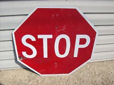 #7) Genuine Authentic Used Street Sign - STOP picture