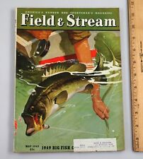 Vintage May 1949 Field & Stream Magazine Fishing Cover picture