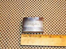Vintage STRATO FLAME Lighter - Engraved - Doesn't Spark picture