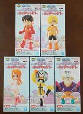 Complete One Piece World Collectable Figure set of 5 WCF Egg Head 1 Banpresro picture