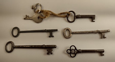 Vintage Skeleton Keys Lot of 5 Antique Keys picture