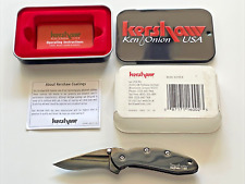 Kershaw 1600BLK Chive Ken Onion Knife Boron Carbide Coating USA 2003 picture