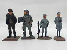 VINTAGE WWII & War Pewter Figurines Superior Models/Series 77 c. 1980s Lot of 4 picture